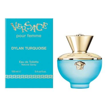 Imagem de Perfume Feminino  Versace Dylan Turquoise Eau de Toilette 100ml