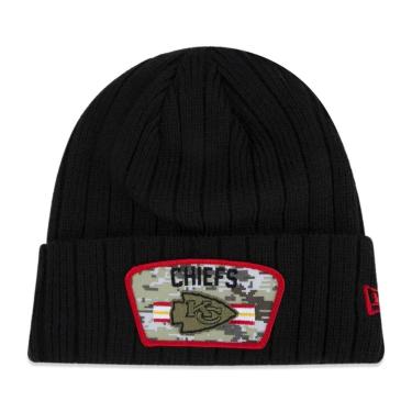 Imagem de GORRO KANSAS CITY CHIEFS SALUTE TO SERVICE NFL CINZA PRETO NEW ERA-Masculino