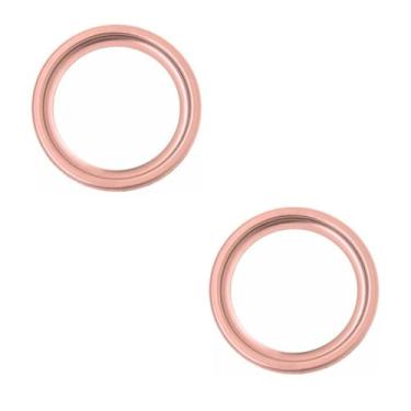 Imagem de Kit C/2 Porta Grelha Ralo Redondo 15x15 Suporte Inox Rose - Montelar A