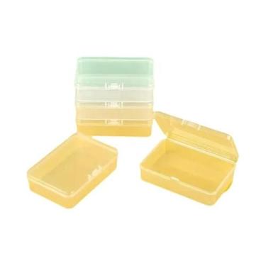 Imagem de Caixa De Armazenamento De Joias De Plástico Translúcido, 10 Peças, Ret