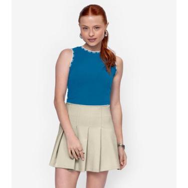 Imagem de Saia Feminina Minty Bege, 20, Bege