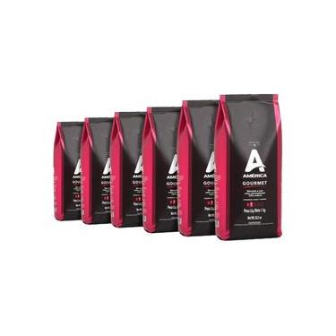Imagem de Café Torrado em Grãos Gourmet - 6 Pacotes de 1kg