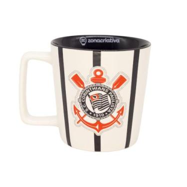 Imagem de Caneca Corinthians Timão Futebol Torcida Zona Criativa Buck 400ml Xica
