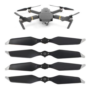 Imagem de 2 Pares Hélices Dobráveis Prata para Drone DJI Mavic Pro Platinum