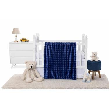 Imagem de Cobertor Para Bebê Hipoalergenico Lille Baby 90x110cm - Etruria, Marin
