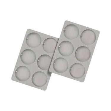 Imagem de Moldes Circulares Planos De Silicone Para Resina Epóxi DIY, Suportes D