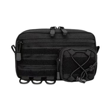 Imagem de Bolsa De Cintura Sistema Molle Para Armazenamento EDC Com Múltiplos Bo