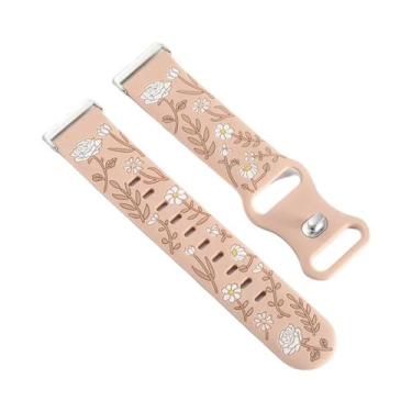 Imagem de Pulseira De Silicone Gravada Para Substituição Do Samsung Galaxy Fit 3