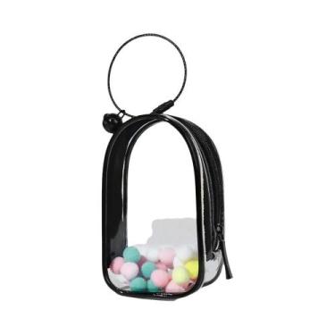 Imagem de Bolsa Transparente Mini Para Armazenamento De Bonecas De Pelúcia, Caix