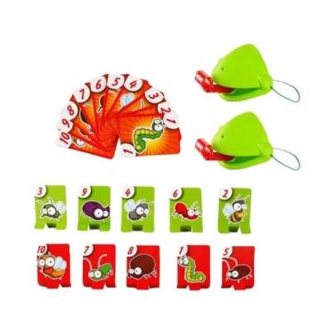 Imagem de Brinquedo De Mesa Antiestresse Infantil: Jogo De Máscara De Sapo/Lagar