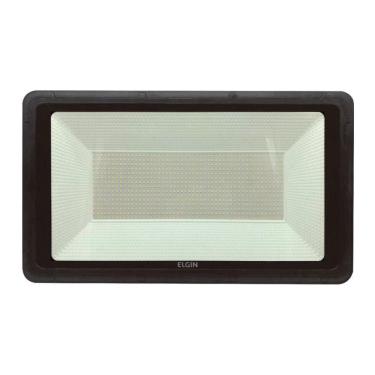 Imagem de Refletor LED 400W 6500K com Luz Branca e Alta Eficiência Energética Preto Elgin