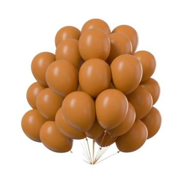 Imagem de Balões De Látex Laranja, Marrom E Vermelho De 10 E 12 Polegadas, 10, 2