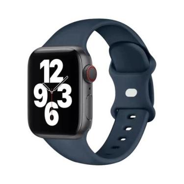 Imagem de Pulseira De Silicone De 40mm 41mm 42mm 44mm 45mm Para Apple Watch, Ban