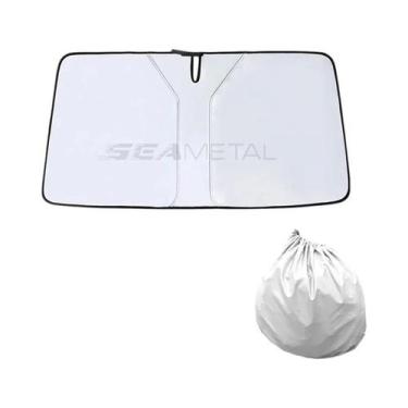 Imagem de SEAMETAL Pára-brisa do carro Sun Sombra Blocos Raios UV Sun Visor Prot