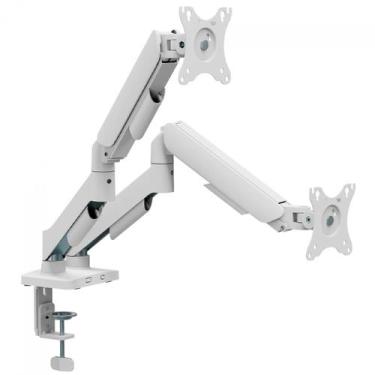 Imagem de Suporte de Mesa Bluecase Ergo Flexy Articulado Para Dois Monitores de 
