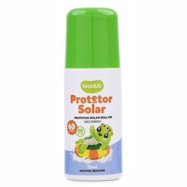 Imagem de Protetor Solar Infantil Fps 60 Rollon Bioclub 75ml