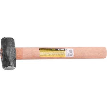 Imagem de Marreta oitavada 0,5kg aço forjado cabo madeira - Vonder