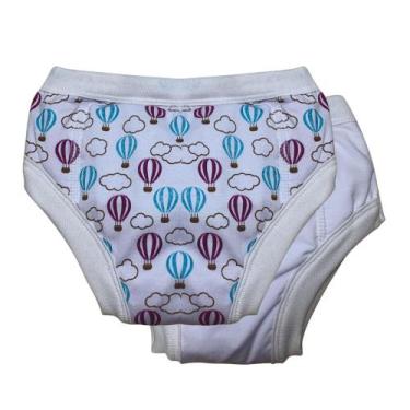 Imagem de Kit 02 Cuecas de treinamento transição para o desfralde Infantil Balõe