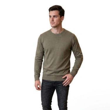 Imagem de Sueter Tricot Masculino Broken Rules - 590238, Musgo, M