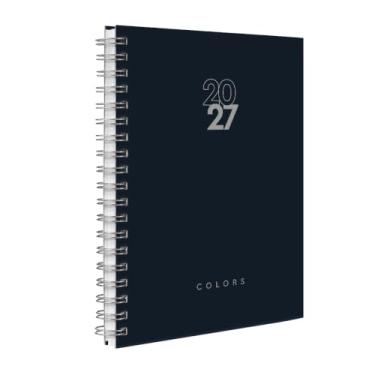Imagem de Agenda Planner Semanal Capa Dura 2027 Solid Colors Soft (Grafite)