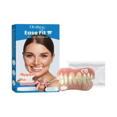 Imagem de Próteses Dentárias De Silicone, Conjunto Completo Para Sobrepor Sobre 