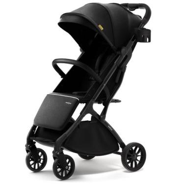 Imagem de Carrinho de Bebê newyoo GlideTow TR18M Compacto Dobrável Preto
