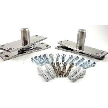 Imagem de Kit Pivotante Aço Inox 300kg Hastvel para Portas Pivotantes - HASTVEL 