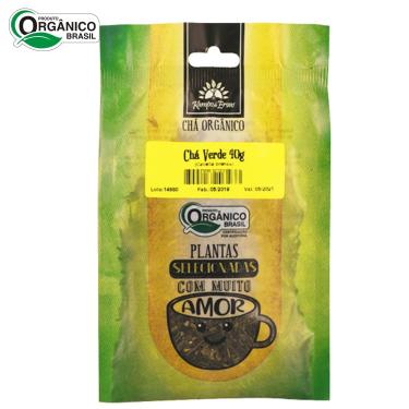 Imagem de Chá Verde Orgânico 100% Folhas Kampo de Ervas 40 gramas 