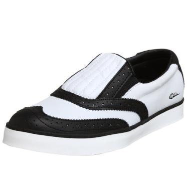 Imagem de Osiris Sapatilha masculina Wing Slip, Preto/branco, 7.5