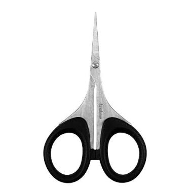 Imagem de Kershaw Tesoura de ponta fina de precisão Skeeter 3, grau profissional para amarrar e aparar moscas (1216), preta, regular