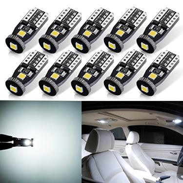 Imagem de Lâmpadas de LED 194 da AUTOGINEAUTOGINE 194/168/T10 branco AUTOGINE-T10-3W10
