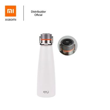 Imagem de Squeeze 475ml de aço inox c/display LED KKF, branco