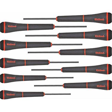 Imagem de Chave de fenda de precisão EKLIND 92300 PSD hexagonal (allen) - Conjunto de 10 peças SAE polegadas tamanhos 0,028-5/32