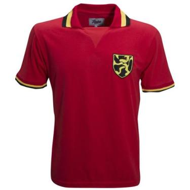 Imagem de Camisa Bélgica 1960 Liga Retrô  Vermelha M