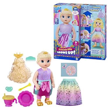 Imagem de Baby Alive, Boneca, Princess Ellie Grows Up! - Cabelos Loiros, Brinquedo Interativo, 45 cm - A partir de 3 Anos