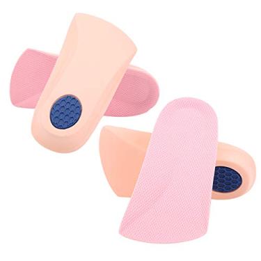 Imagem de Almofada de sapatos, design curvo do calcanhar aumenta a altura e alta elasticidade protetores plantares para sapatos