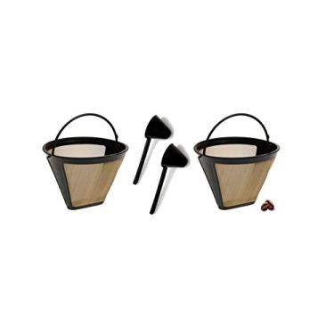 Imagem de Filtro de café permanente de substituição GTF Gold Tone Filter para DCC-3200 com colher de café grande