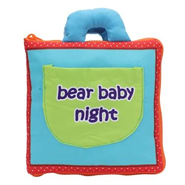 Imagem de Livro de Pano para bebê, Tocar e Sentir Livros de Pano Enrugado, Brinquedo Colorido Interativo de Desenvolvimento para Bebês Acima de 3 Meses de Idade