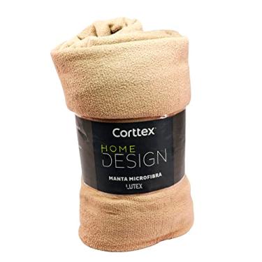 Imagem de Cobertor Microfibra Casal King Manta Coberta Corttex Home Design Antialérgico Super Macio 2,20x2,40 (Bege)