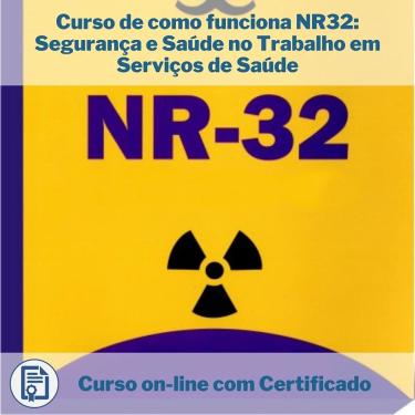 Imagem de Curso Online em videoaula de como funciona NR32 Segurança e Saúde no Trabalho em Serviços de Saúde com Certificado+ 2 brindes