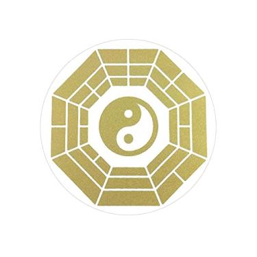 Imagem de Master Chi Adesivo Radiônico Baguá - Ouro, 12 unidades, Diâmetro 5 cm