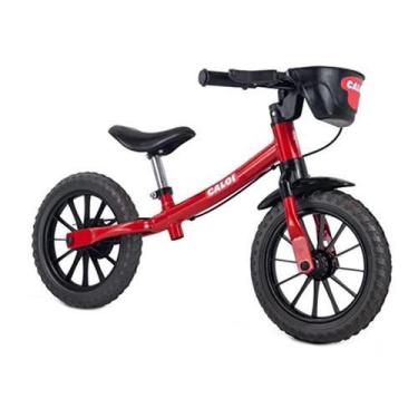Imagem de Bicicleta Aro 12 Sem Pedal - Caloi Vermelha