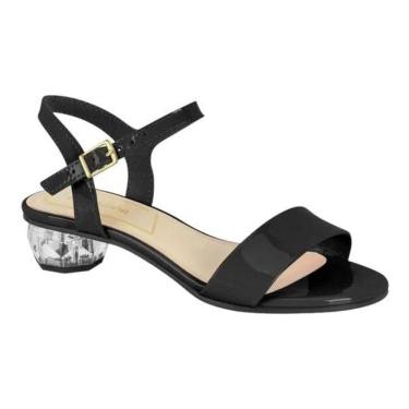 Imagem de Sandália Infantil Feminina Molekinha Saltinho Cristal