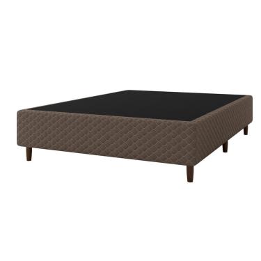 Imagem de Base Cama Box para Colchão Casal 138x188cm Clio Marrom Umaflex