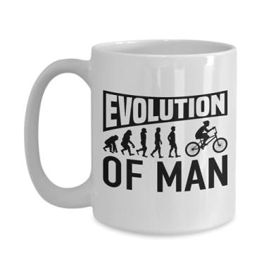 Imagem de Caneca Evolution of Man, caneca de evolução humana, caneca de presente de evolução do homem, de aniversário (445 ml)