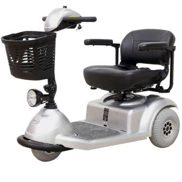 Imagem de Triciclo Elétrico Cadeira de Rodas Scooter Motorizada Freedom Mirage SX Prata