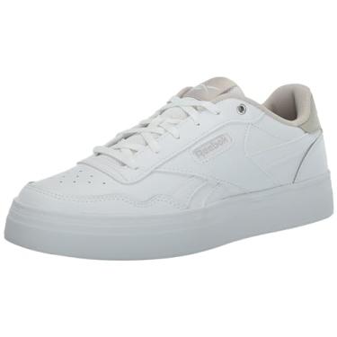 Imagem de Reebok Tênis feminino Court Advance Bold, Calçado branco/pedra da lua/estuque rosa, 39