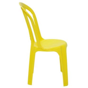 Imagem de Cadeira Bistrô Tramontina Atlântida Polipropileno Amarelo