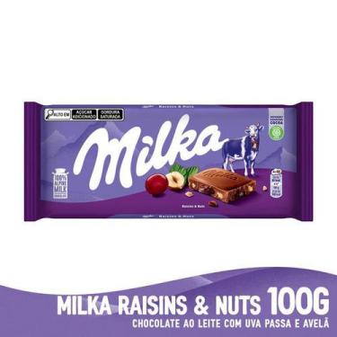 Imagem de Chocolate Raisins & Nuts Milka 100G