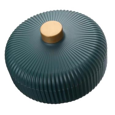 Imagem de Bandeja de Servir de Plástico Redonda, Bandeja de Servir Dividida para Suprimentos de Festa, Tigelas de Servir Divididas para Batatas Fritas e Molho, Frutas, Vegetais, Doces e